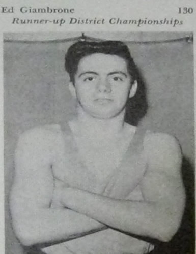 Edward F Giambrone Wresting Photo